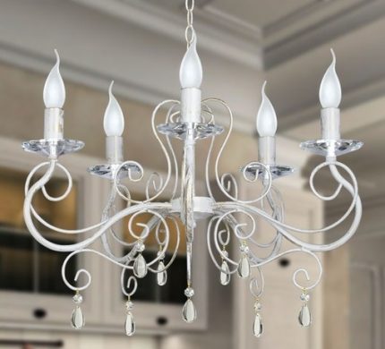 Lampes Gauss dans un plafonnier Lampes Gauss dans le lustre