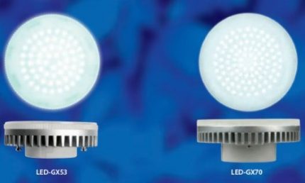 Spots LED Gauss Projecteurs GX70 et GX53