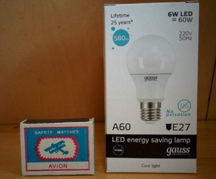 Inconvénients des produits LED Gauss Le coût des lampes Gauss