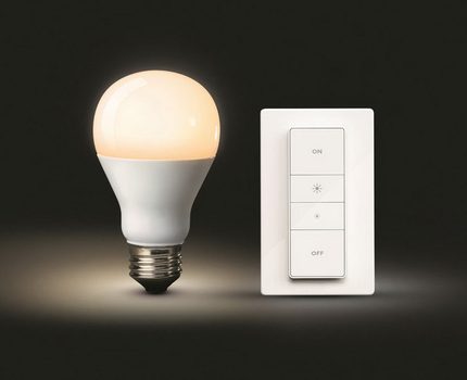Toutes les lampes ne peuvent pas être utilisées avec un gradateur. Lampe LED avec dimmer