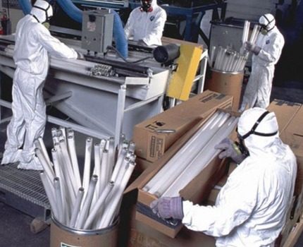 Recyclage des lampes