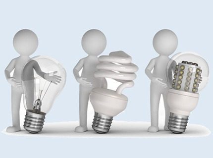 Différents types de lampes