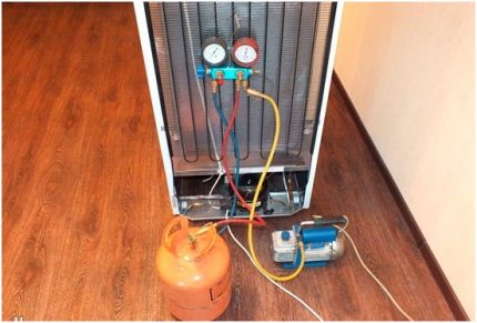 Circuit de réfrigération sous vide