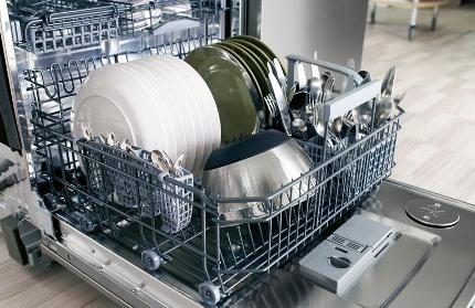 Perfekt sauberes Geschirr