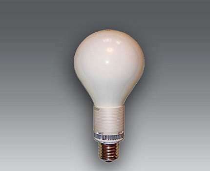 Ampoule en forme de boule