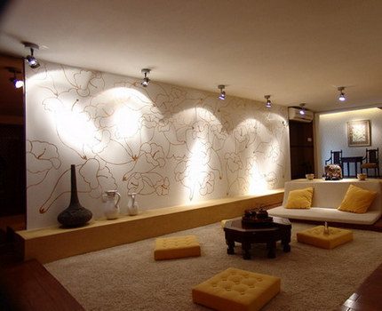 Éclairage d'accentuation avec lumières rotatives