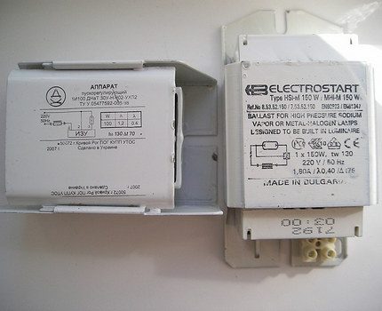 Ballasts for ballasts