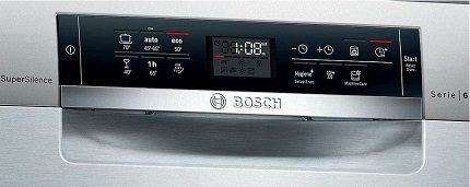 Présentoir électronique pour lave-vaisselle BOSCH Présentoir électronique pour lave-vaisselle BOSCH