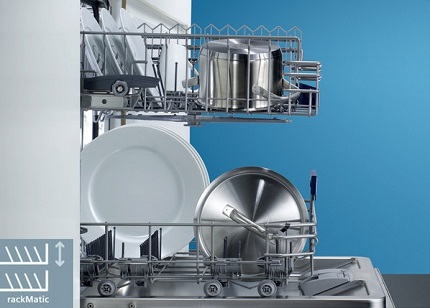 As cestas podem ser alteradas em altura Rackmatic Basket