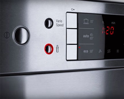 Botões de exibição e controle Opção VarioSpeed