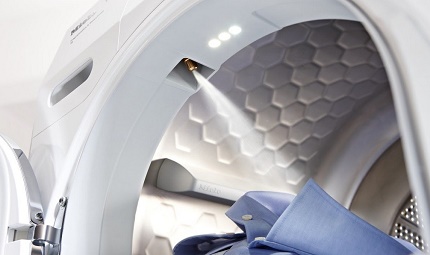 Système d'injection de vapeur dans le tambour d'une machine à laver Distributeur de vapeur à tambour