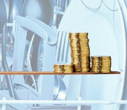 As máquinas de korting economizam energia e água Salvando máquinas de lavar louça