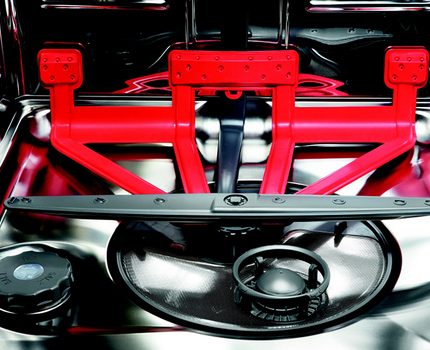 La poutre inférieure dans le lave-vaisselle