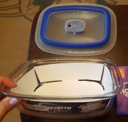 Récipient à couvercle sous vide