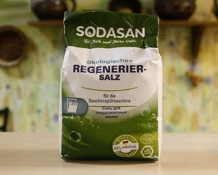 Regenerating salt for dishwasher Salt for PMM Sodasan