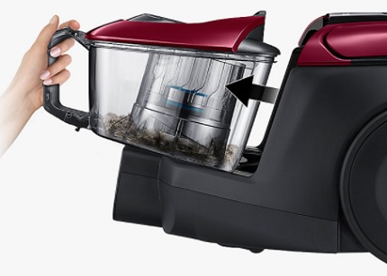 Elektrikli süpürge toz toplayıcı