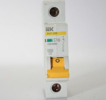 Disjoncteur lave-vaisselle