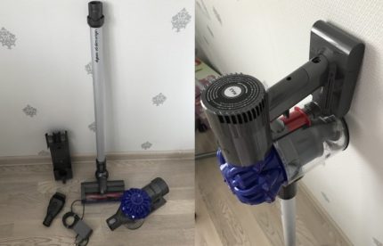 Duvara Montaj Yuvası Elektrikli süpürge Dyson v6