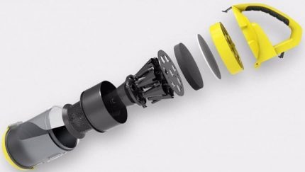 Système de cyclone Karcher VC 3 démonté Karcher VC 3 démonté