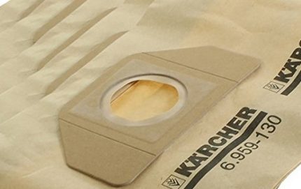 Logotipo da marca na sacola Coletor de pó da marca