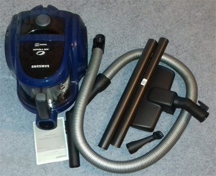Equipment from the manufacturer Vacuum cleaner accessories set