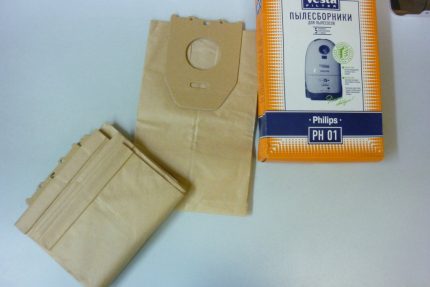 Sacs Philips remplaçables