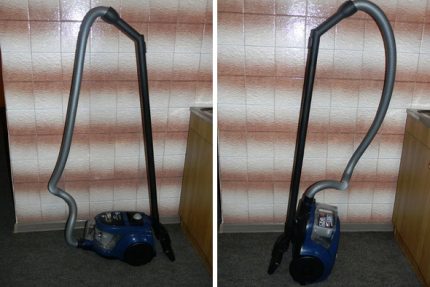 Vacuum cleaner parking options Big nozzle parking
