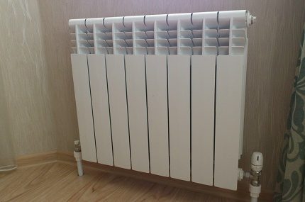 Batterie sectionnelle en aluminium Batterie en aluminium