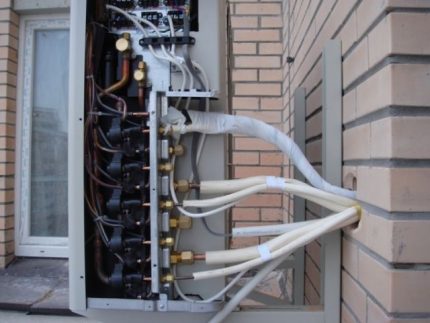 Connexion des unités intérieures à un système multi-split externe Isolation du système multi-split