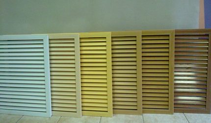 Écran en plastique pour radiateur Écrans en plastique