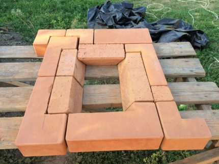 Layout de ordem seca antes da construção