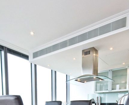 Climatic equipment in the interior