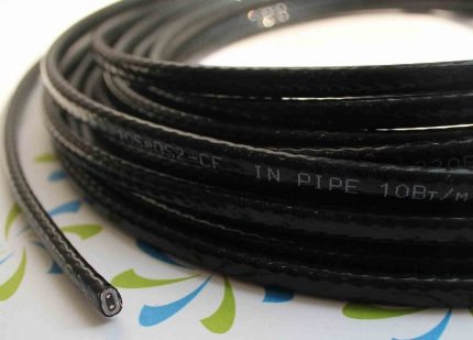 Aparência do cabo auto-regulável Cabo de aquecimento revestido para alimentos