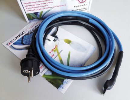 O comprimento do fio resistivo não deve ser aumentado Cabo de aquecimento resistivo