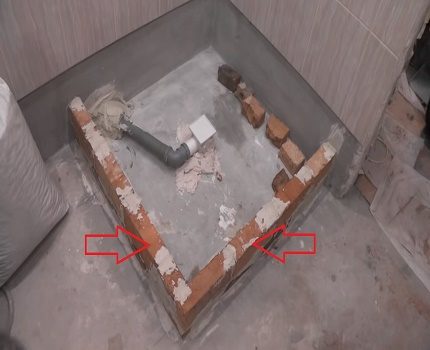 Le côté est construit strictement en fonction du niveau