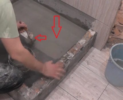 Imperméabilisation sur la chape