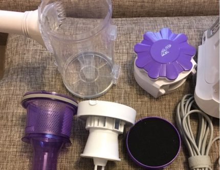 Components of a Pappio vacuum cleaner Pappio Vacuum Cleaner Parts