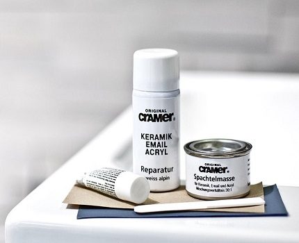 Kit de réparation pour le bain