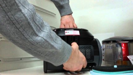 Nettoyage de l'aspirateur LG