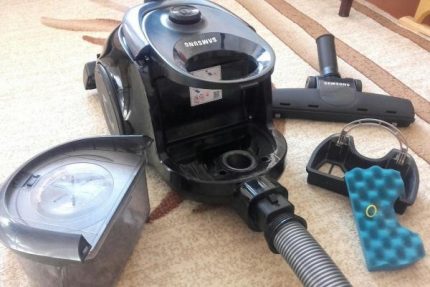 Elektrikli süpürgeler Samsung için bakım özellikleri Samsung demonte elektrikli süpürge