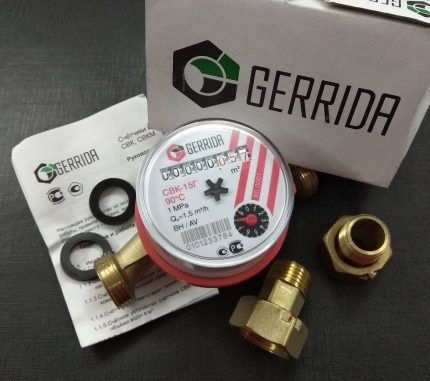 Equipement standard du comptoir pour l'eau