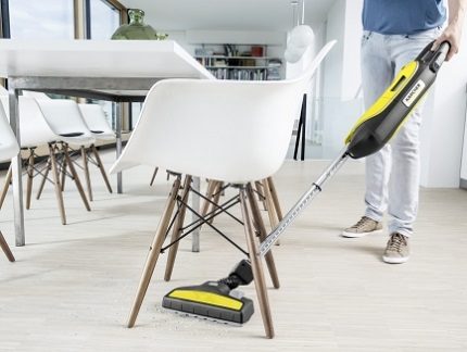Vacuuming Karcher