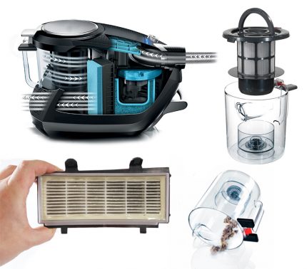 Aspirateur de conteneur Aspirateur avec récipient