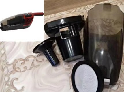 Dépoussiéreur démonté Système de filtration pour aspirateur