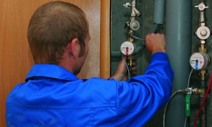 Installation et étalonnage des compteurs