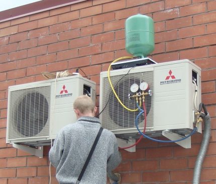 Replacement of freon in climate technology Replacing freon in a split system