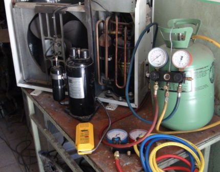 The compressor in the system can be replaced Replacing a compressor in a split system