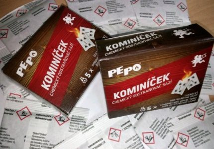 Détachant tchèque de la cheminée Ramoneur