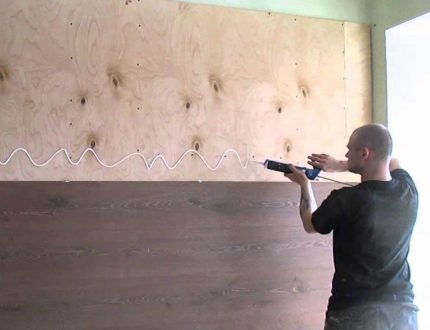 Duvar dekorasyonunun son süreci