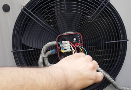 Vérification du fonctionnement du climatiseur Le ventilateur de l'unité s'est arrêté